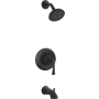Kohler Buckley Tub and Shower Trim Package with 2.5 GPM Single Function Shower Head Matte Black