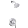 Kohler Buckley Shower Only Trim Package with 2.5 GPM Single Function Shower Head Polished Chrome