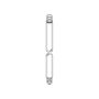 Kohler Replacement Rod, Lift Vibrant Brushed Nickel