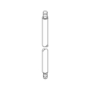Kohler Replacement Rod, Lift Polished Chrome