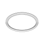 Kohler Replacement Strainer Ring Round Polished Brass