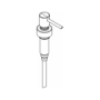 Kohler Replacement Dispenser Kit Polished Nickel