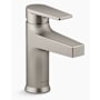 Kohler Taut 1.2 GPM Single-Handle Bathroom Sink Faucet Vibrant Brushed Nickel