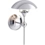 Kohler Lighting Vorleigh 15" Tall 1 Light Adjustable Dome Wall Sconce Polished Chrome