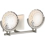 Kohler Lighting Arendela 17" Wide 2 Light Vanity Light with Briolette Faceted Glass Brushed Nickel