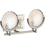 Kohler Lighting Arendela 17" Wide 2 Light Vanity Light with Briolette Faceted Glass Polished Nickel