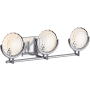 Kohler Lighting Arendela 27" Wide 3 Light Vanity Light with Briolette Faceted Glass Polished Chrome