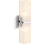 Kohler Lighting Honesty 2 Light 16" Tall Wall Sconce with Frosted Glass Shades Polished Chrome