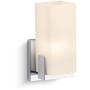 Kohler Lighting Honesty 9" Tall Wall Sconce with Frosted Glass Shade Polished Chrome