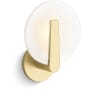 Kohler Lighting Hint 11" Tall Wall Sconce Brushed Moderne Brass