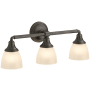 Kohler Lighting Devonshire 3 Light 23" Wide Bathroom Vanity Light Oil Rubbed Bronze