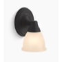Kohler Lighting Forte 9" Tall Bathroom Sconce Matte Black