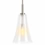 Kohler Lighting Simplice 10" Wide Mini Pendant with Seedy Glass Shade Brushed Nickel