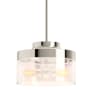 Kohler Lighting Purist 2 Light 13" Wide Pendant Polished Nickel