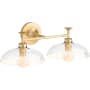 Kohler Lighting Tone 2 Light 21" Wide Vanity Light Brushed Moderne Brass