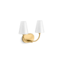 Kohler Lighting Kernen by Studio McGee 2 Light 15" Wide Vanity Light Brushed Moderne Brass
