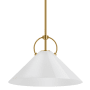 Kohler Lighting Kernen by Studio McGee 18" Wide Pendant Brushed Moderne Brass