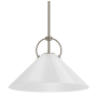 Kohler Lighting Kernen by Studio McGee 18" Wide Pendant Brushed Nickel