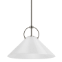 Kohler Lighting Kernen by Studio McGee 18" Wide Pendant Polished Nickel