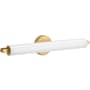 Kohler Lighting Crue 24" Wide LED Bath Bar Brushed Moderne Brass