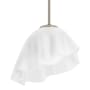 Kohler Lighting Landshapes 15" Wide LED Abstract Pendant Brushed Nickel