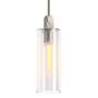 Kohler Lighting Crue 5" Wide Mini Pendant with Clear Glass Shade Brushed Nickel