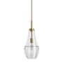Kohler Lighting Simplice 8" Wide Mini Teardrop Pendant Brushed Moderne Brass