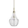Kohler Lighting Simplice 12" Wide Teardrop Pendant Brushed Moderne Brass