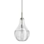 Kohler Lighting Simplice 12" Wide Teardrop Pendant Brushed Nickel