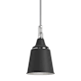 Kohler Lighting Varla 9" Wide Mini Pendant Polished Chrome / Matte Black