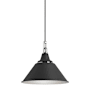 Kohler Lighting Varla 16" Wide Pendant Polished Chrome / Matte Black