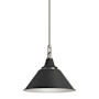 Kohler Lighting Varla 16" Wide Pendant Matte Black / Brushed Nickel