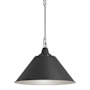 Kohler Lighting Varla 24" Wide Pendant Polished Chrome / Matte Black