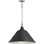 Kohler Lighting Varla 24" Wide Pendant Matte Black / Brushed Nickel