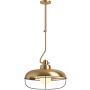 Kohler Lighting Modern Farm XL 18" Wide 1 Light Pendant Modern Brushed Gold