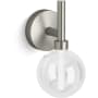 Kohler Lighting Components 12" Tall LED Bathroom Sconce Brushed Nickel