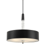 Kovacs Drifting Droplets 6 Light 28" Wide LED Crystal Pendant with Rock Crystallite Coal