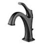 Kraus Arlo 1.2 GPM Deck Mounted Bathroom Faucet with Pull-up Drain Matte Black
