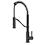 Kraus Torak 1.8 GPM Single Hole Pre-Rinse Pull Down Kitchen Faucet with Flexible Spring Spout Matte Black