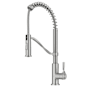 Kraus Torak 1.8 GPM Single Hole Pre-Rinse Pull Down Kitchen Faucet with Flexible Spring Spout Spot Free Stainless Steel