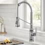 Kraus Allyn 1.8 GPM Single Hole Pre-Rinse Pull Down Kitchen Faucet Spot Free Stainless Steel