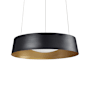 Kuzco Lighting Sampson 17" Wide LED Suspension Pendant Black