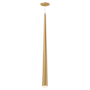 Kuzco Lighting Mina 36" Tall 3000K LED Mini Pendant Brushed Gold