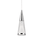 Kuzco Lighting Malabar 10" Tall 3000K LED Mini Pendant Chrome