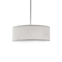 Kuzco Lighting Gregory 3 Light 15" Wide Pendant Brushed Nickel / White