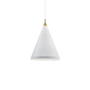 Kuzco Lighting Dorothy 16" Wide Pendant White / Gold