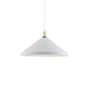 Kuzco Lighting Dorothy 18" Wide Pendant White / Gold