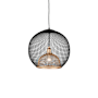 Kuzco Lighting Gibraltar 18" Wide Cage Pendant Black / Gold