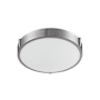 Kuzco Lighting Floyd 11" Wide LED Flush Mount Drum Ceiling Fixture Brushed Nickel