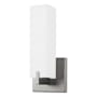 Kuzco Lighting Stratford 12" Tall LED Wall Sconce Brushed Nickel